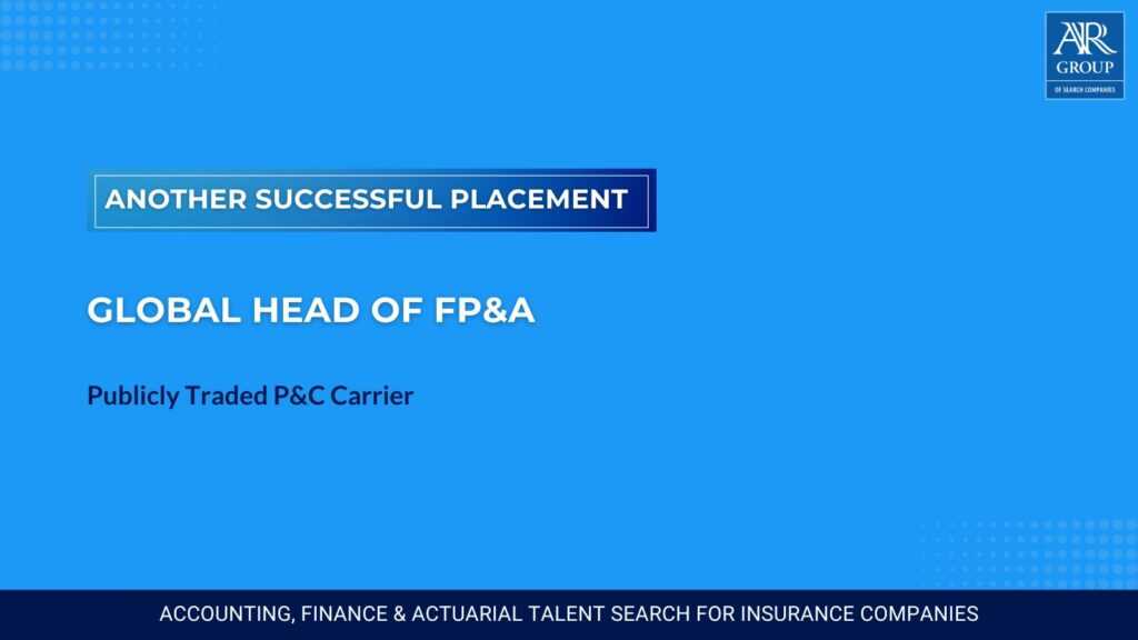Global Head of FPA, Publicly Traded P and C Carrier